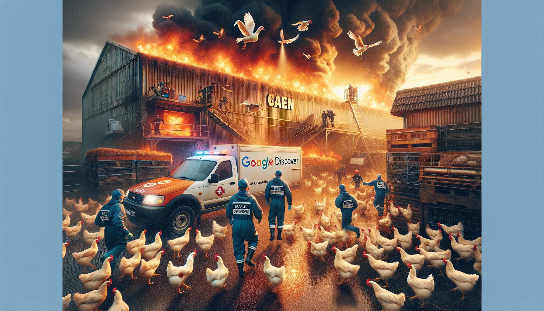 Cette opération de sauvetage près de Caen va permettre à des centaines de poules d&rsquo;échapper à l&rsquo;abattoir