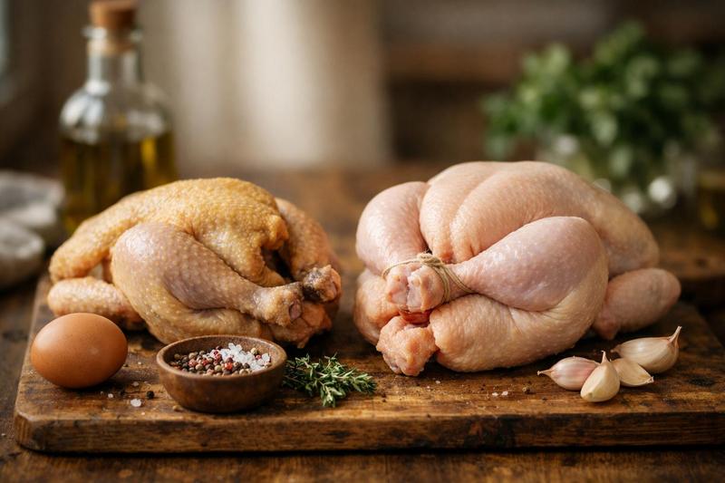 Poule ou poulet : quelles différences connaître avant de cuisiner ?